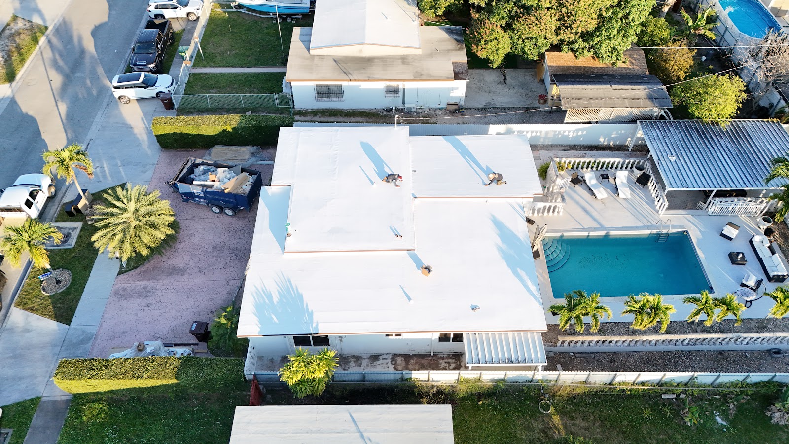 A CLASS ROOFING work
