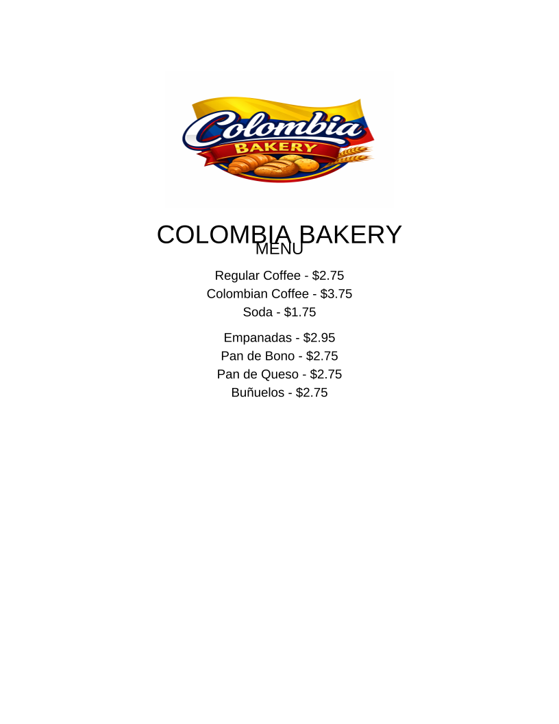 Colombian Bakery work